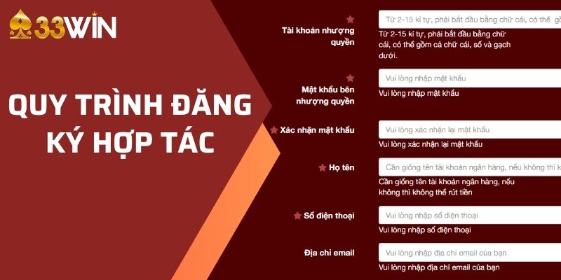 Quy trình đăng ký hợp tác và trở thành đối tác tại sân chơi